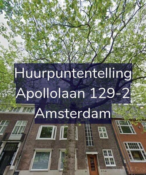 Foto gevel Huurpuntentelling voor Apollolaan 129-2, Amsterdam