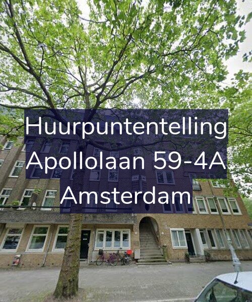 Foto gevel Huurpuntentelling voor Apollolaan 59-4A, Amsterdam