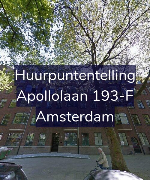 Foto gevel Huurpuntentelling voor Apollolaan 193-F, Amsterdam