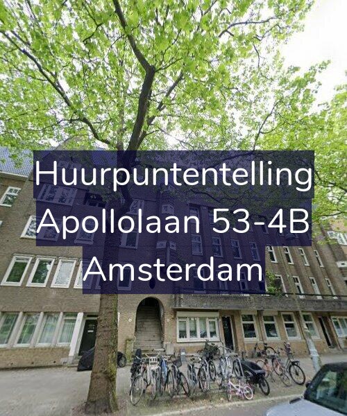 Foto gevel Huurpuntentelling voor Apollolaan 53-4B, Amsterdam