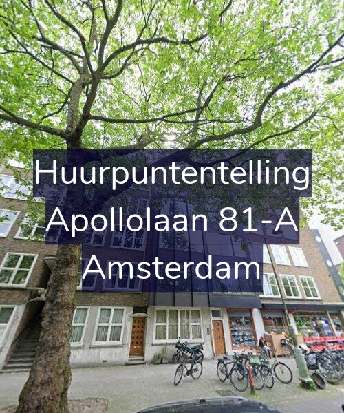 Foto gevel Huurpuntentelling voor Apollolaan 81-A, Amsterdam