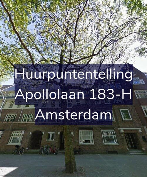 Foto gevel Huurpuntentelling voor Apollolaan 183-H, Amsterdam