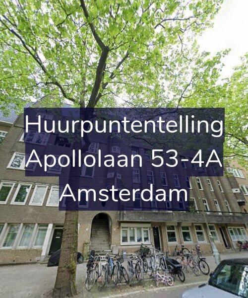 Foto gevel Huurpuntentelling voor Apollolaan 53-4A, Amsterdam