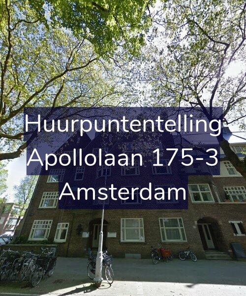 Foto gevel Huurpuntentelling voor Apollolaan 175-3, Amsterdam