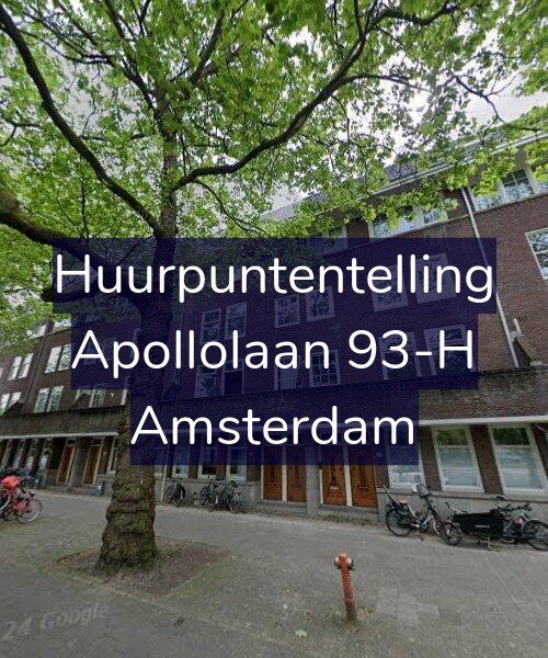 Foto gevel Huurpuntentelling voor Apollolaan 93-H, Amsterdam