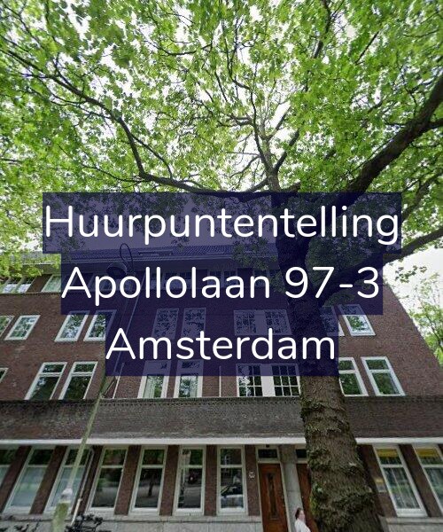 Foto gevel Huurpuntentelling voor Apollolaan 97-3, Amsterdam