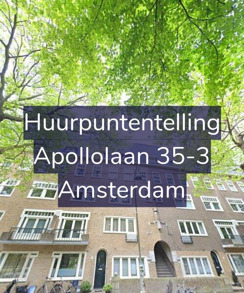Foto gevel Huurpuntentelling voor Apollolaan 35-3, Amsterdam