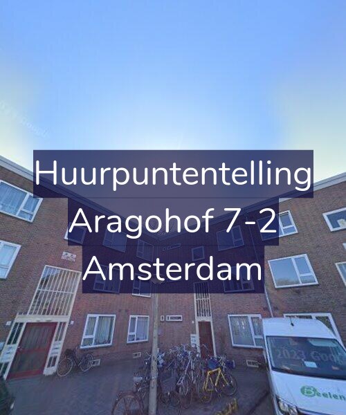 Foto gevel Huurpuntentelling voor Aragohof 7-2, Amsterdam