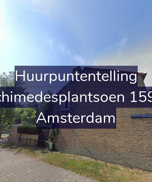 Foto gevel Huurpuntentelling voor Archimedesplantsoen 159-H, Amsterdam