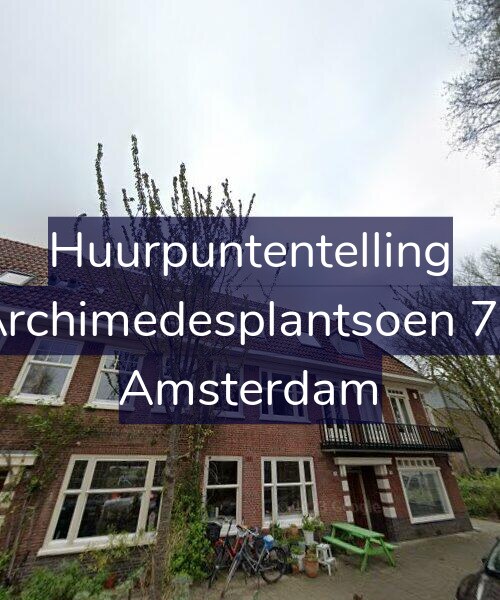 Foto gevel Huurpuntentelling voor Archimedesplantsoen 71, Amsterdam