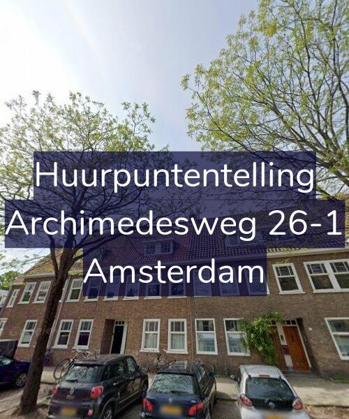 Foto gevel Huurpuntentelling voor Archimedesweg 26-1, Amsterdam