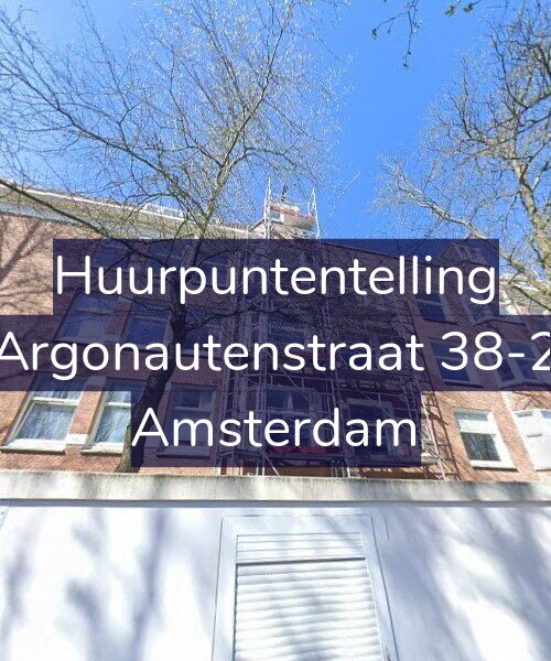 Foto gevel Huurpuntentelling voor Argonautenstraat 38-2, Amsterdam