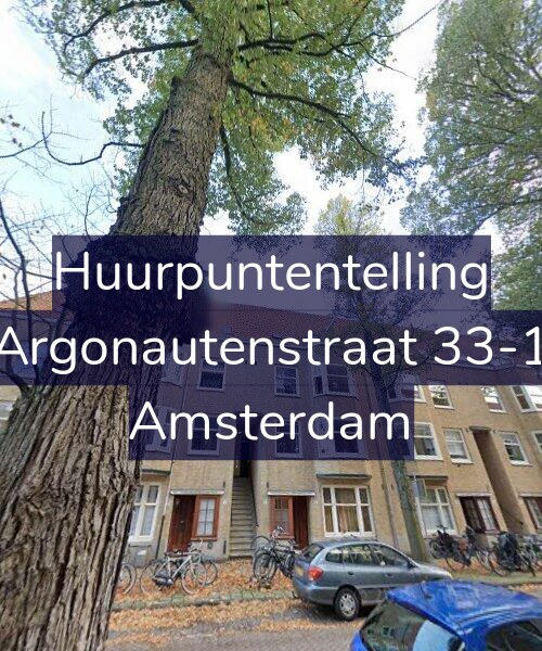 Foto gevel Huurpuntentelling voor Argonautenstraat 33-1, Amsterdam