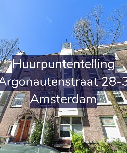 Foto gevel Huurpuntentelling voor Argonautenstraat 28-3, Amsterdam