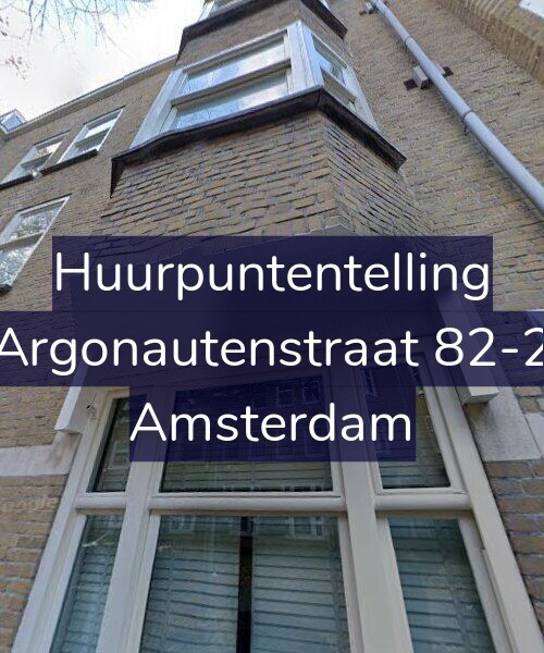 Foto gevel Huurpuntentelling voor Argonautenstraat 82-2, Amsterdam