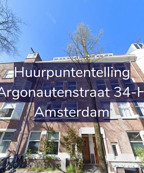 Foto gevel Huurpuntentelling voor Argonautenstraat 34-H, Amsterdam