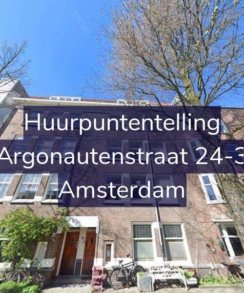 Foto gevel Huurpuntentelling voor Argonautenstraat 24-3, Amsterdam