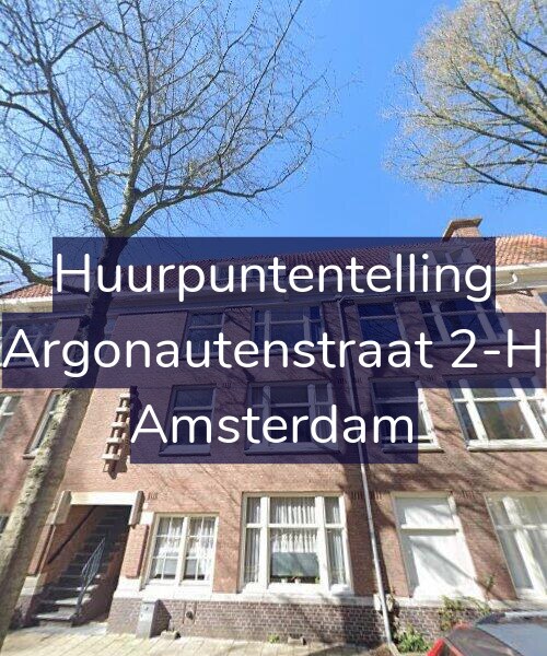 Foto gevel Huurpuntentelling voor Argonautenstraat 2-H, Amsterdam