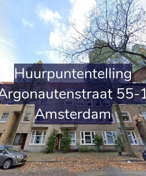 Foto gevel Huurpuntentelling voor Argonautenstraat 55-1, Amsterdam