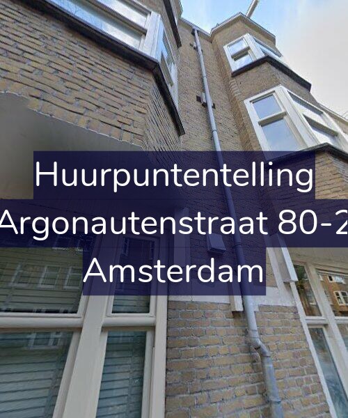 Foto gevel Huurpuntentelling voor Argonautenstraat 80-2, Amsterdam