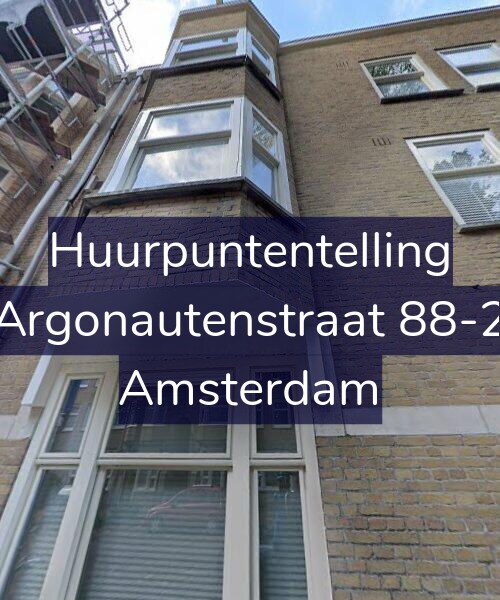 Foto gevel Huurpuntentelling voor Argonautenstraat 88-2, Amsterdam