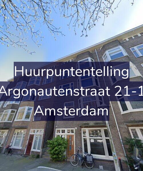 Foto gevel Huurpuntentelling voor Argonautenstraat 21-1, Amsterdam