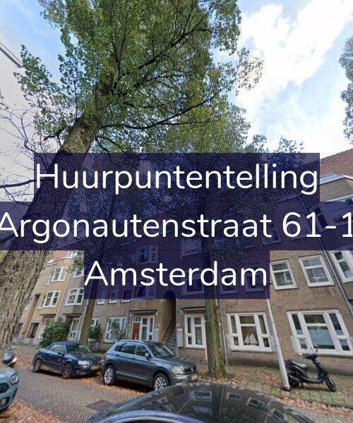 Foto gevel Huurpuntentelling voor Argonautenstraat 61-1, Amsterdam