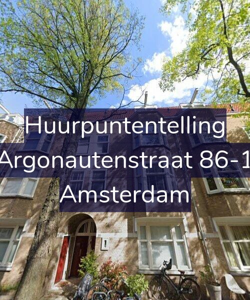 Foto gevel Huurpuntentelling voor Argonautenstraat 86-1, Amsterdam