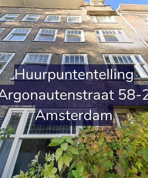 Foto gevel Huurpuntentelling voor Argonautenstraat 58-2, Amsterdam