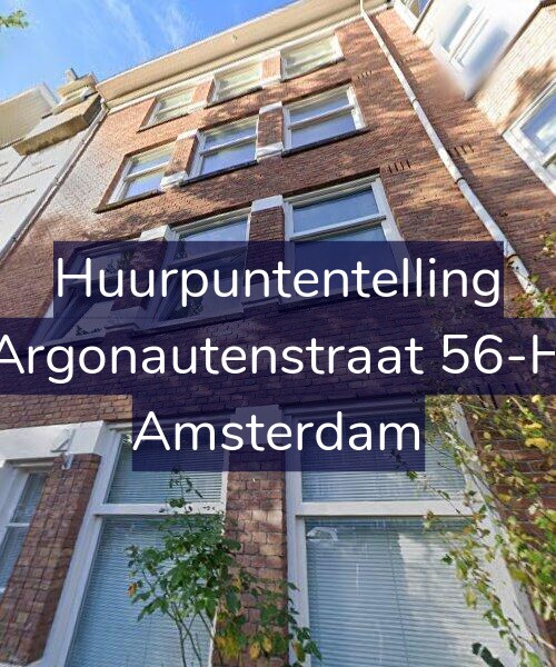 Foto gevel Huurpuntentelling voor Argonautenstraat 56-H, Amsterdam