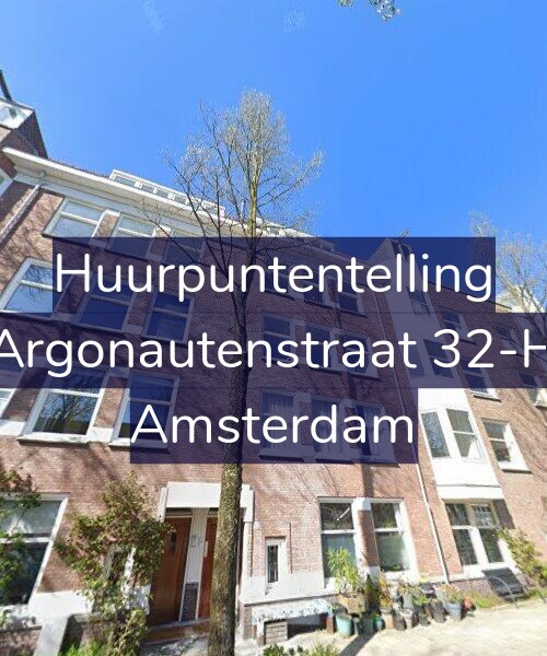 Foto gevel Huurpuntentelling voor Argonautenstraat 32-H, Amsterdam