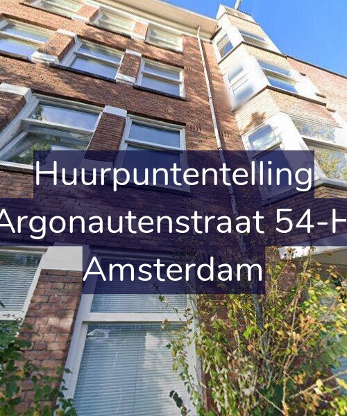 Foto gevel Huurpuntentelling voor Argonautenstraat 54-H, Amsterdam