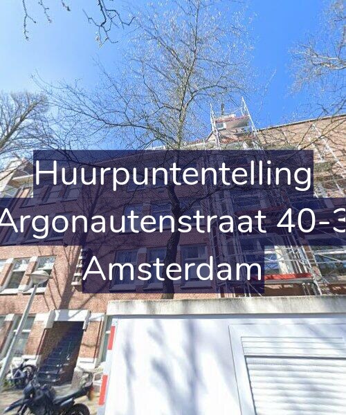 Foto gevel Huurpuntentelling voor Argonautenstraat 40-3, Amsterdam
