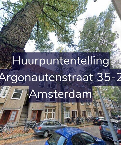 Foto gevel Huurpuntentelling voor Argonautenstraat 35-2, Amsterdam