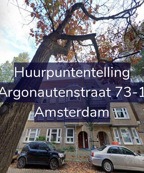 Foto gevel Huurpuntentelling voor Argonautenstraat 73-1, Amsterdam