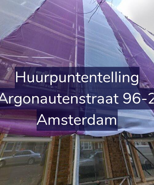 Foto gevel Huurpuntentelling voor Argonautenstraat 96-2, Amsterdam