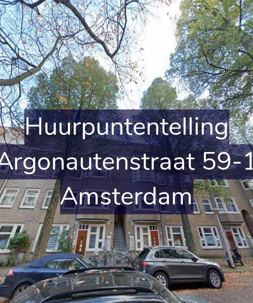 Foto gevel Huurpuntentelling voor Argonautenstraat 59-1, Amsterdam