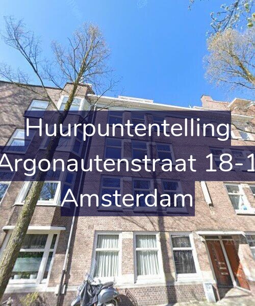 Foto gevel Huurpuntentelling voor Argonautenstraat 18-1, Amsterdam