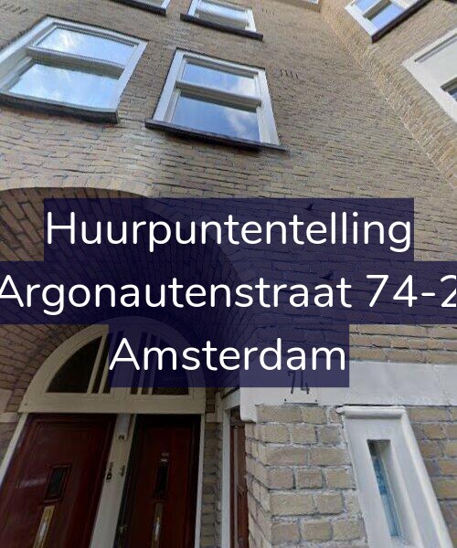 Foto gevel Huurpuntentelling voor Argonautenstraat 74-2, Amsterdam