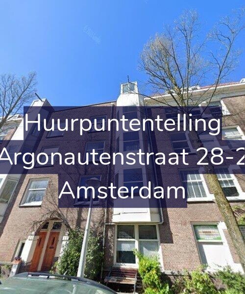 Foto gevel Huurpuntentelling voor Argonautenstraat 28-2, Amsterdam