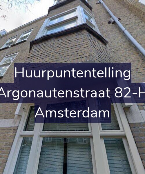 Foto gevel Huurpuntentelling voor Argonautenstraat 82-H, Amsterdam