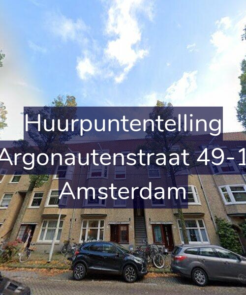 Foto gevel Huurpuntentelling voor Argonautenstraat 49-1, Amsterdam