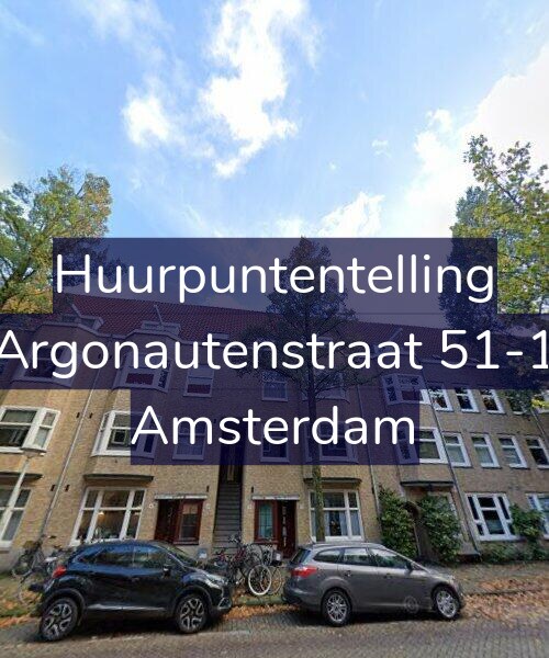 Foto gevel Huurpuntentelling voor Argonautenstraat 51-1, Amsterdam