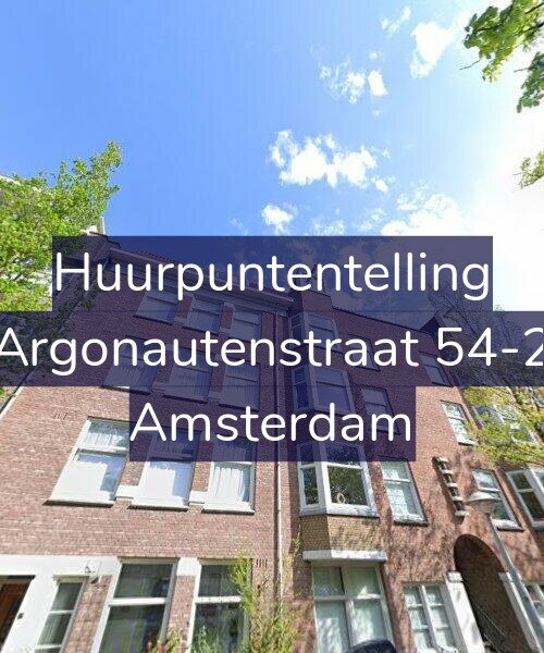 Foto gevel Huurpuntentelling voor Argonautenstraat 54-2, Amsterdam