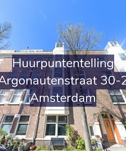 Foto gevel Huurpuntentelling voor Argonautenstraat 30-2, Amsterdam