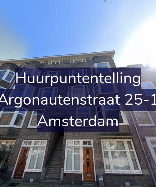 Foto gevel Huurpuntentelling voor Argonautenstraat 25-1, Amsterdam