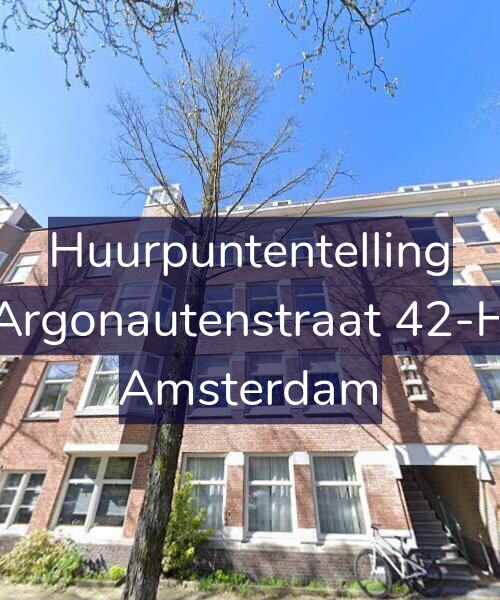 Foto gevel Huurpuntentelling voor Argonautenstraat 42-H, Amsterdam