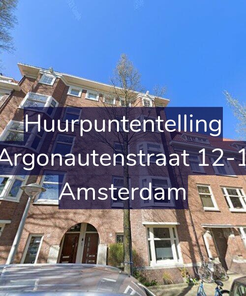 Foto gevel Huurpuntentelling voor Argonautenstraat 12-1, Amsterdam