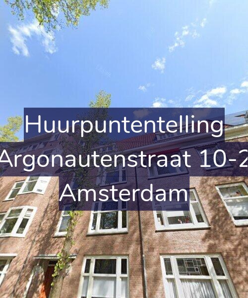 Foto gevel Huurpuntentelling voor Argonautenstraat 10-2, Amsterdam