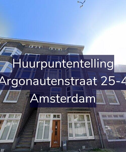 Foto gevel Huurpuntentelling voor Argonautenstraat 25-4, Amsterdam